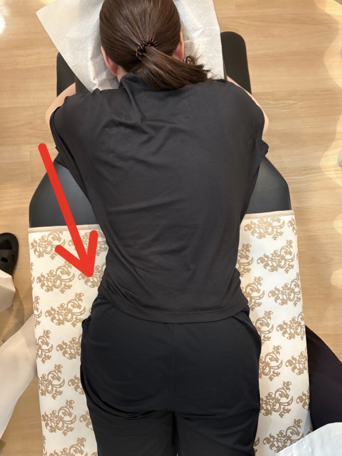 1回の施術でこの変化